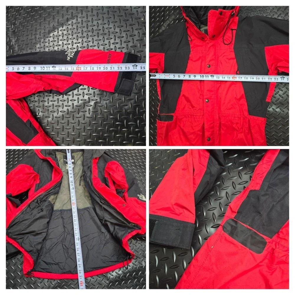 The North Face Mountain Gore-Tex Jacket Mens Medium Red Black Vintage‎ Shell